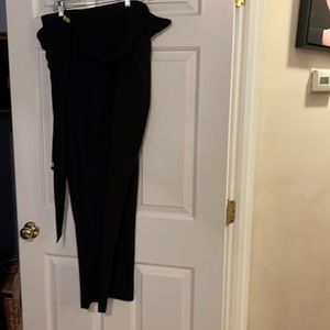 halogen tailored pants in 22 W with matching tie belt